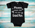 Pass Me To GrandPre Cute Grandpa Baby Bodysuit Tshirt or Toddler Shirt French Canadian Grandfather Gift or Pregnancy Announcement Graphic Tee – Bold Style · High-Quality Print