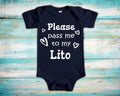 Pass Me To Lito Cute Grandpa Baby Bodysuit Tshirt or Toddler Shirt Mexican or Spanish Grandfather Gift or Pregnancy Announcement Graphic Tee – Feel-Good Design · Top Pick For Any Outfit