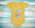 Nana Loves Me Cute Grandma Name Elephant Baby Bodysuit Unique Grandmother Gift for Granddaughter or Grandson or Pregnancy Announcement Graphic Tee – Everyday Comfort · Must-Have Style