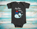 Pap Loves Me Cute Grandpa Name Whale Baby Bodysuit Unique Grandfather Gift for Granddaughter or Grandson or Pregnancy Announcement Graphic Tee – Feel-Good Design · Great Gift For Fans
