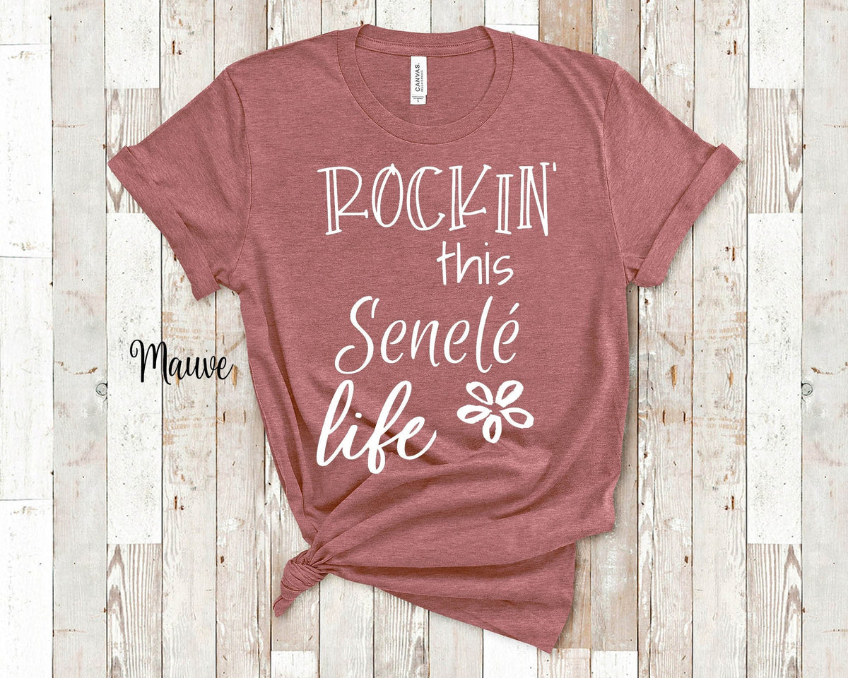 Rockin This Senel Life Grandma Tshirt Lithuanian Grandmother Gift Idea for Mother39s Day Birthday Christmas or Pregnancy Announcement Graphic Tee – Fan Favorite · Perfect For Daily Wear