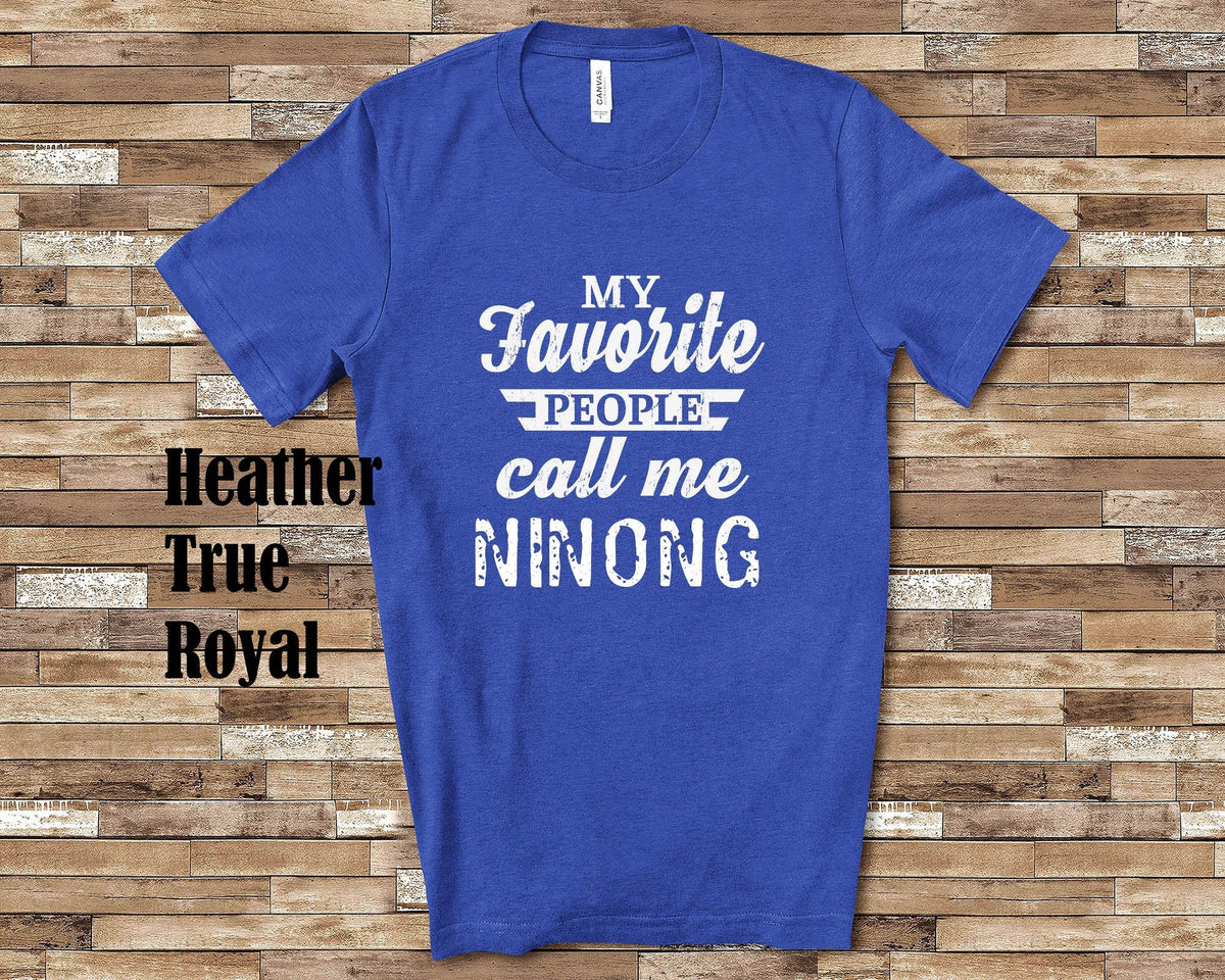 My Favorite People Ninong Tshirt Long Sleeve Shirt Sweatshirt or Tank Top Filipino Spanish Grandfather Father39s Day Christmas Birthday Gift Sweatshirt – Fan Favorite · Must-Have Style