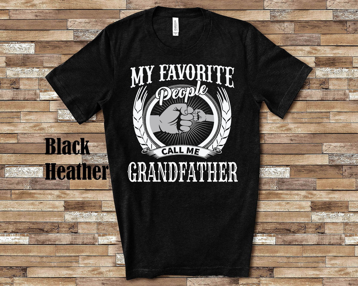 My Favorite People Grandfather fist Tshirt Long Sleeve Shirt Sweatshirt Tank Top Special Grandfather Father39s Day Christmas Birthday Gift Sweatshirt – Cozy Vibes · Great Gift For Fans