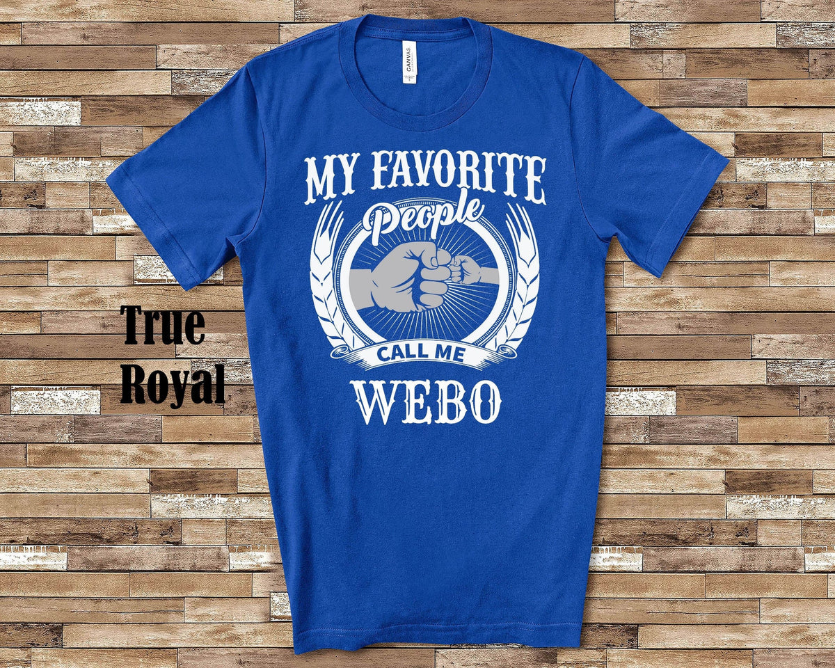 My Favorite People Webo fist bump Tshirt Long Sleeve Shirt Sweatshirt or Tank Top Special Grandfather Father39s Day Christmas Birthday Gift Sweatshirt – Warm & Stylish · Great Gift For Fans