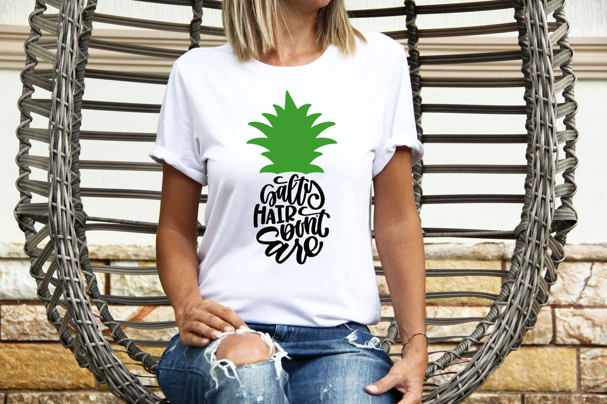 Womens Summer Tops TShirt T Shirt TShirt Tees Holiday Shirt For Women Holiday Top Salty Hair Dont Care Graphic Tee – Cozy Vibes · Trending Graphic Apparel