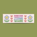 Leftist Bumper Sticker Everyone Deserves a Living Wage Retro Aesthetic Socialist Sticker Capitalism Kills Colorful Equal Pay Sticker Graphic Tee – Cozy Vibes · Must-Have Style