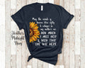 May The Winds Of Heaven Memorial Shirt with Sunflower for Daughter After Death of Mother Graphic Tee – Soft Feel · Great Gift For Fans