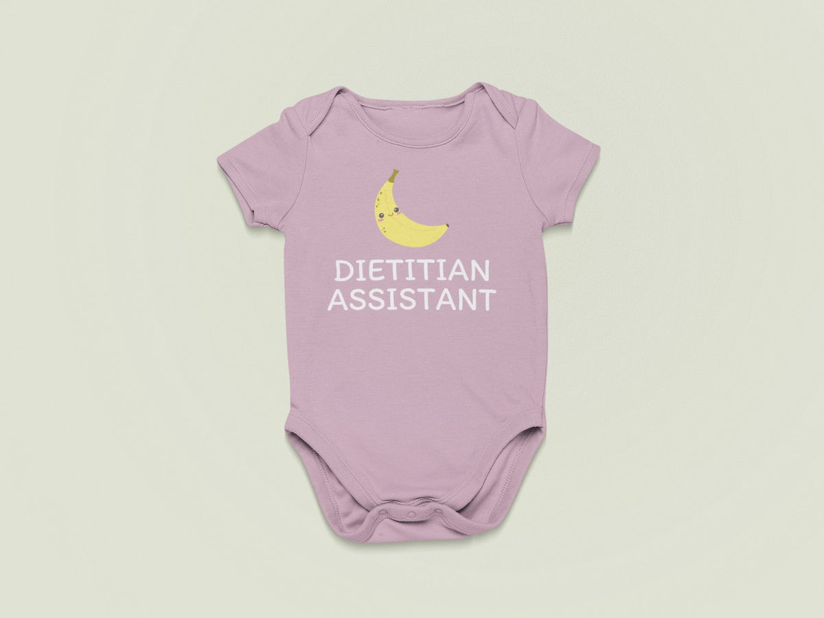 Dietitian Baby Shirt Dietitian Baby Gift Cute Baby Onepiece Dietitian Assistant Baby Shower Gift Idea Graphic Tee – Bold Style · Top Pick For Any Outfit