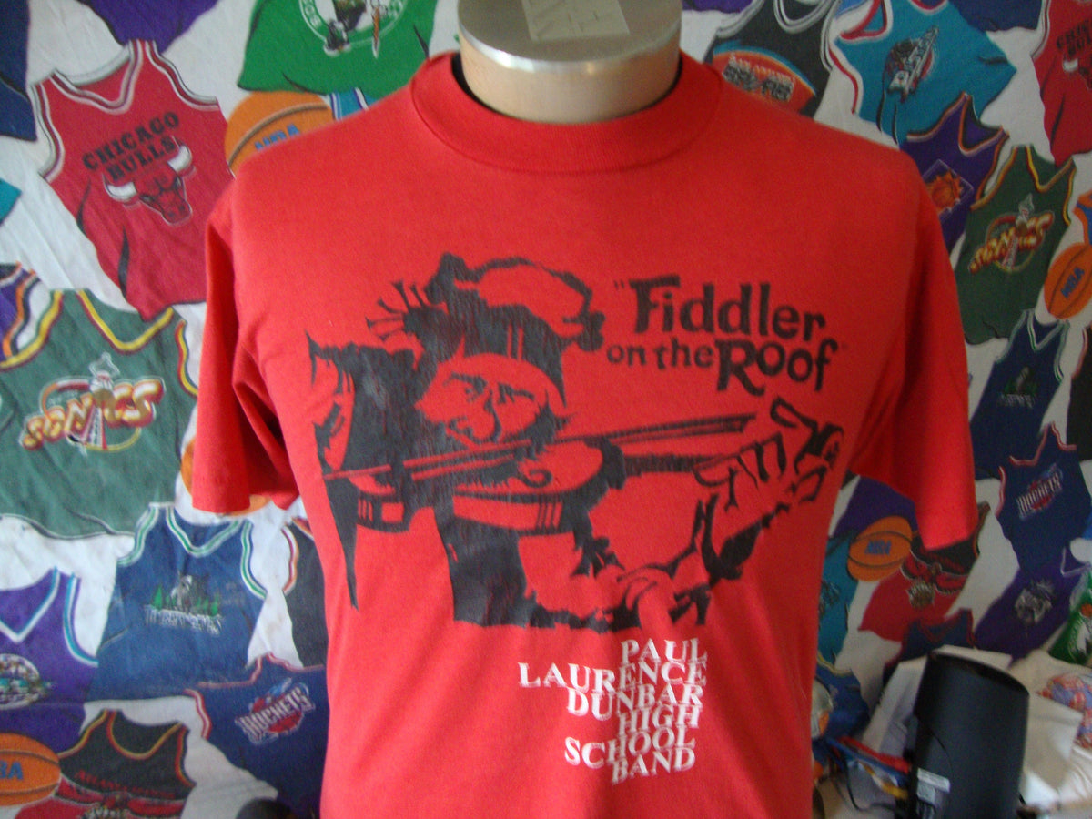 Vintage 8039s Fiddler On The Roof Broadway Tradition Single Stitch high school T Shirt M Graphic Tee – Premium Graphic · Great Gift For Fans