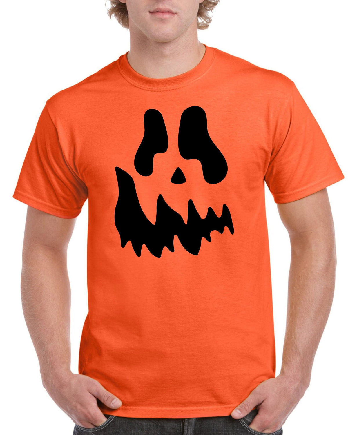Mens Halloween Shirt Fancy Dress Costume TShirt Pumkin Scary Horror Tee Face 9 Graphic Tee – Aesthetic Look · High-Quality Print