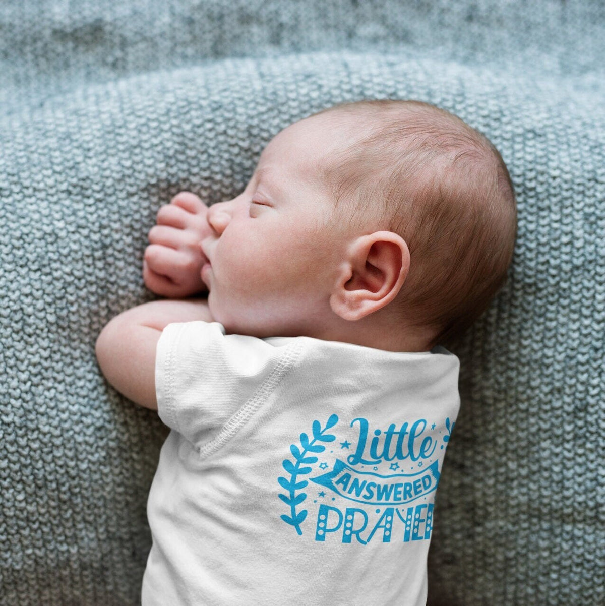 newborn baby onesie!!! cotton| Baby body with sayings| baby apparel| Baby gift with funny saying "Little answered prayer".