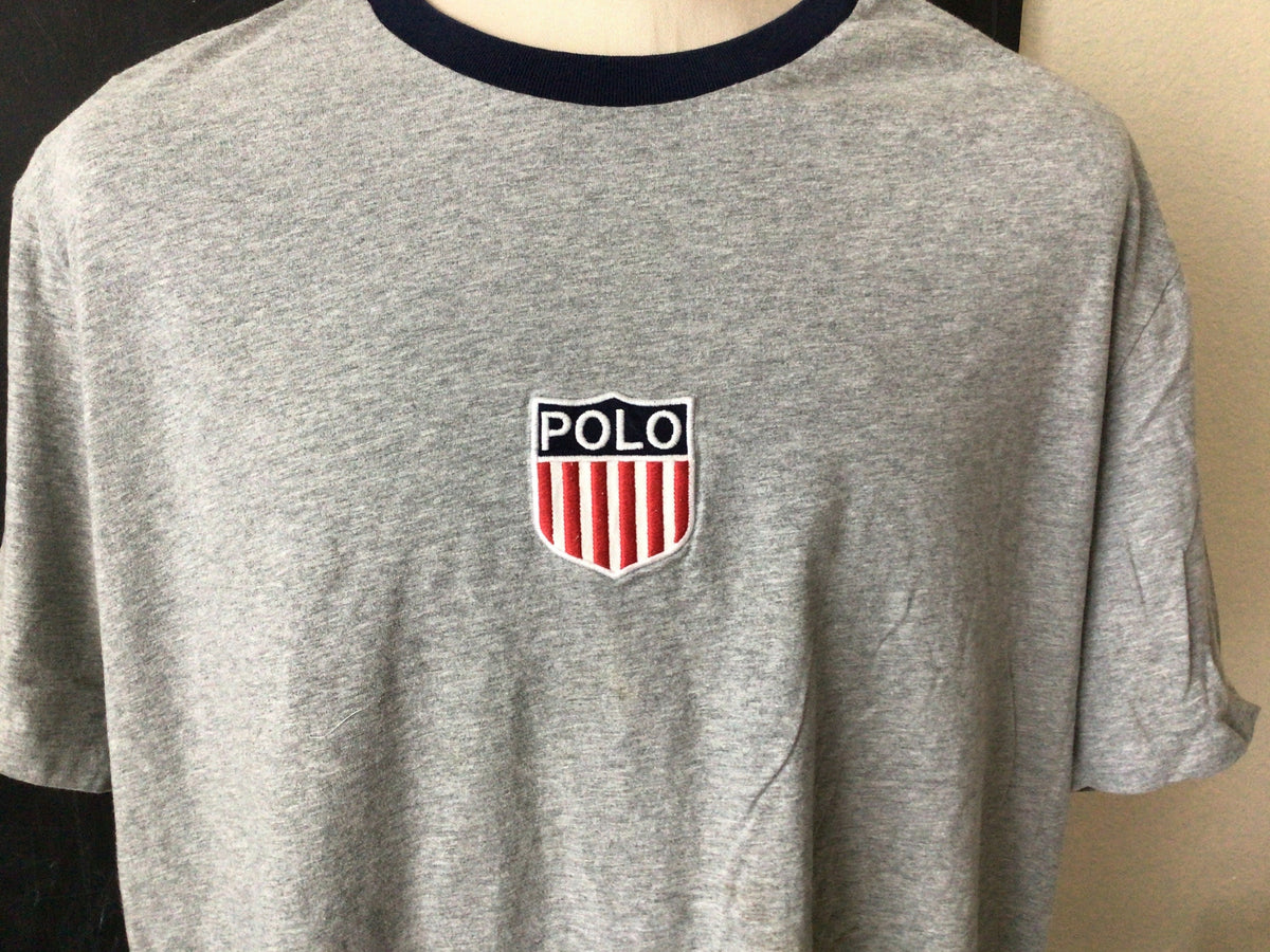Vintage 90s Gray Polo TShirt fits like XL Graphic Tee – Fan Favorite · Perfect For Daily Wear