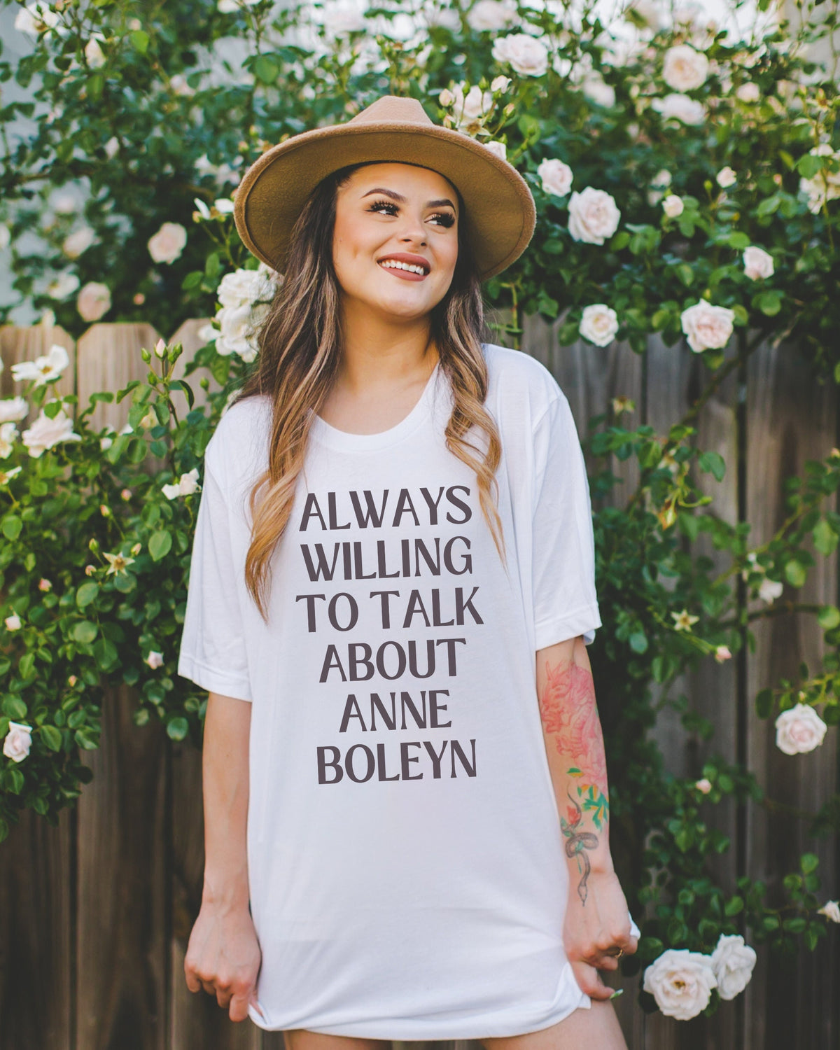 Anne Boleyn TShirt Always Willing To Talk About Anne Boleyn Funny History Tee Shirt for Professor Social Studies Teacher History Gift Graphic Tee – Everyday Comfort · Must-Have Style