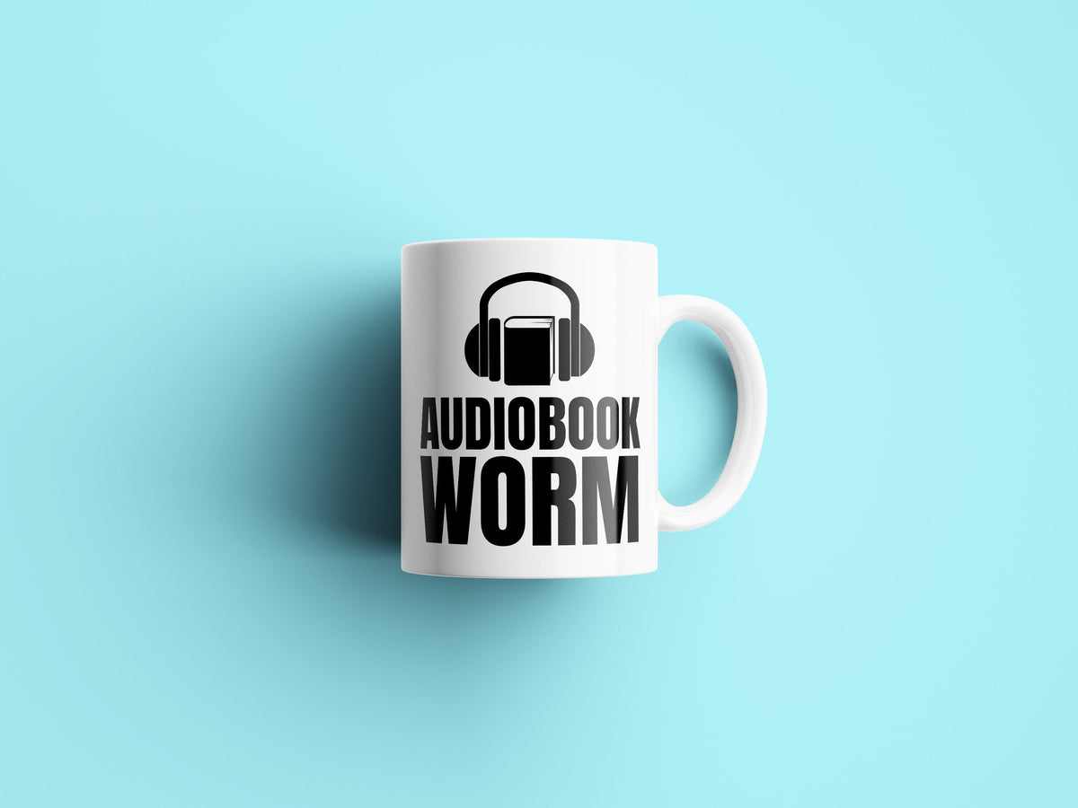 Audiobook Coffee Mug Audiobook Lover Gift Audio Book Nerd Audiobook Worm Graphic Tee – Soft Feel · Perfect For Daily Wear