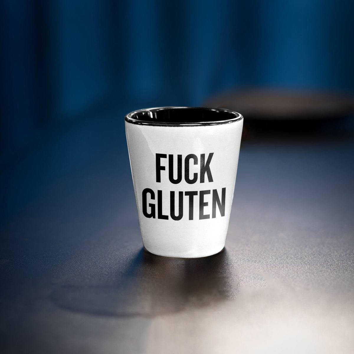 Funny Gluten Free Shot Glass Gluten Free Diet Gift Fck Glutten Celiac Awareness Gluten Shot Glass Graphic Tee – Aesthetic Look · Trending Graphic Apparel