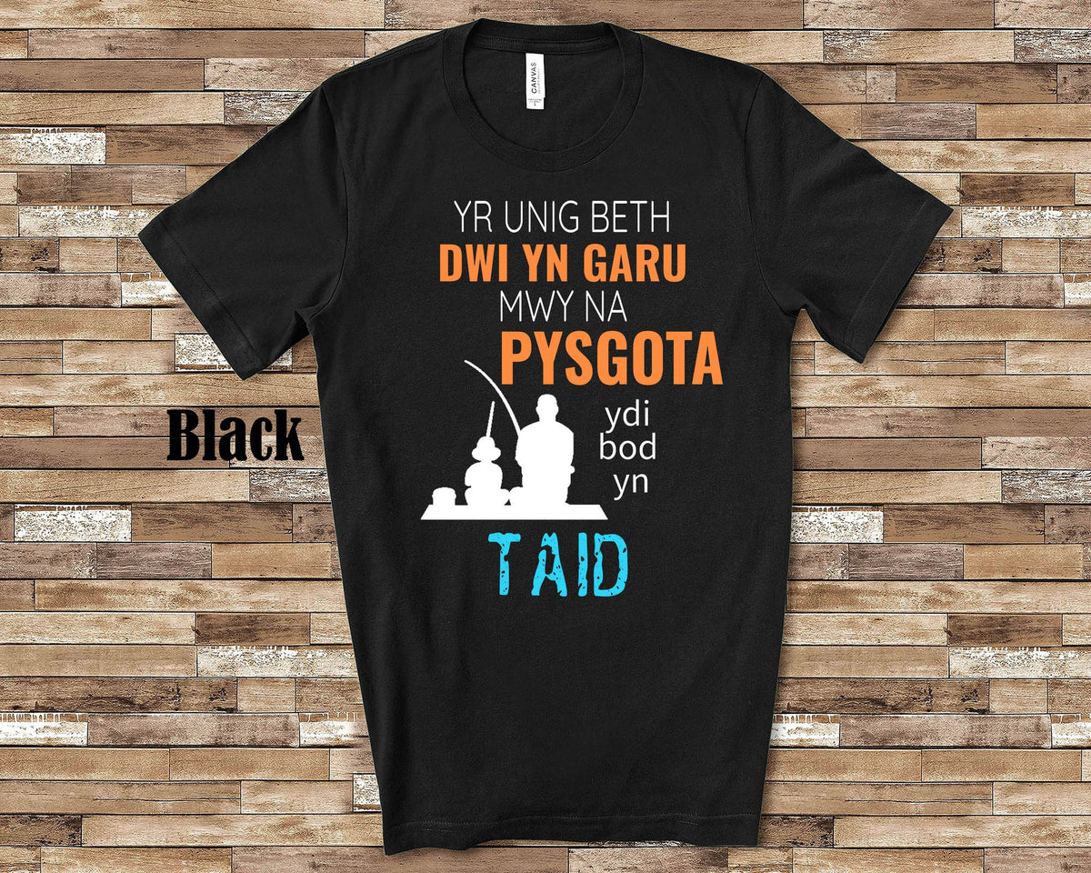Yr unig beth rydw i39n ei garu yn fwy na Pysgota yw bod yn TAID Tshirt Long Sleeve Shirt Sweatshirt or Tank Top Celtic Welsh Grandfather Sweatshirt – Premium Graphic · Perfect For Daily Wear