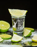 Funny Hunting Shot Glass Gift for Uncle Best Buckin39 Uncle Ever Hunting Gift Deer Hunter Gift Graphic Tee – Fan Favorite · Trending Graphic Apparel
