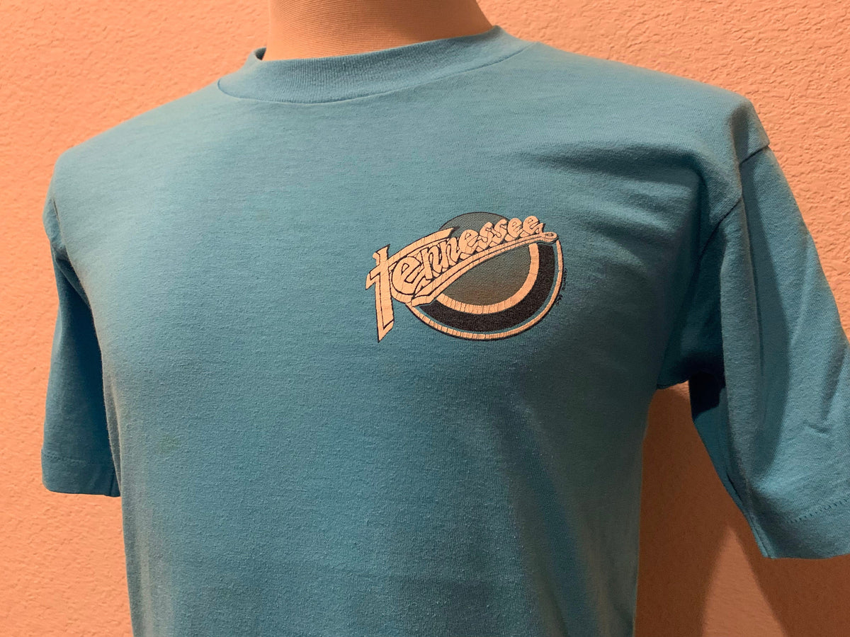 Vintage 90s Tennessee Blue T Shirt Size M Graphic Tee – Cozy Vibes · Must-Have Style