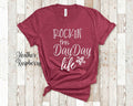Rockin This DayDay Life Grandma Tshirt Special Grandmother Gift Idea for Mother39s Day Birthday Christmas or Pregnancy Reveal Announcement Graphic Tee – Fan Favorite · Perfect For Daily Wear