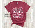 My Greatest Blessings Call Me Senel Grandma Tshirt Lithuanian Grandmother Gift Idea for Mother39s Day Birthday Christmas Pregnancy Reveal Graphic Tee – Feel-Good Design · Great Gift For Fans