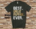 Best Great Pappaw Great Grandpa Shirt Gift from Granddaughter Grandson for Birthday Father39s Day or Christmas Presents for Great Grandfather Graphic Tee – Feel-Good Design · Must-Have Style