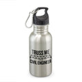 Civil Engineer Gift Truss Me Funny Present Water Bottle Civil Engineer Water Bottle Graphic Tee – Bold Style · Must-Have Style