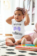 Girls Onesie Gaming Princess. onesie baby body suit Video game baby body. Baby Gamer Bodysuit. Baby gaming onesie.