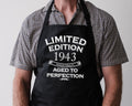 Baking Apron 81st Birthday Apron 81st Birthday Gifts Cooking 81 Years Old Apron Bbq Summer Limited Edition 1943 Aged To Perfection Graphic Tee – Everyday Comfort · Top Pick For Any Outfit