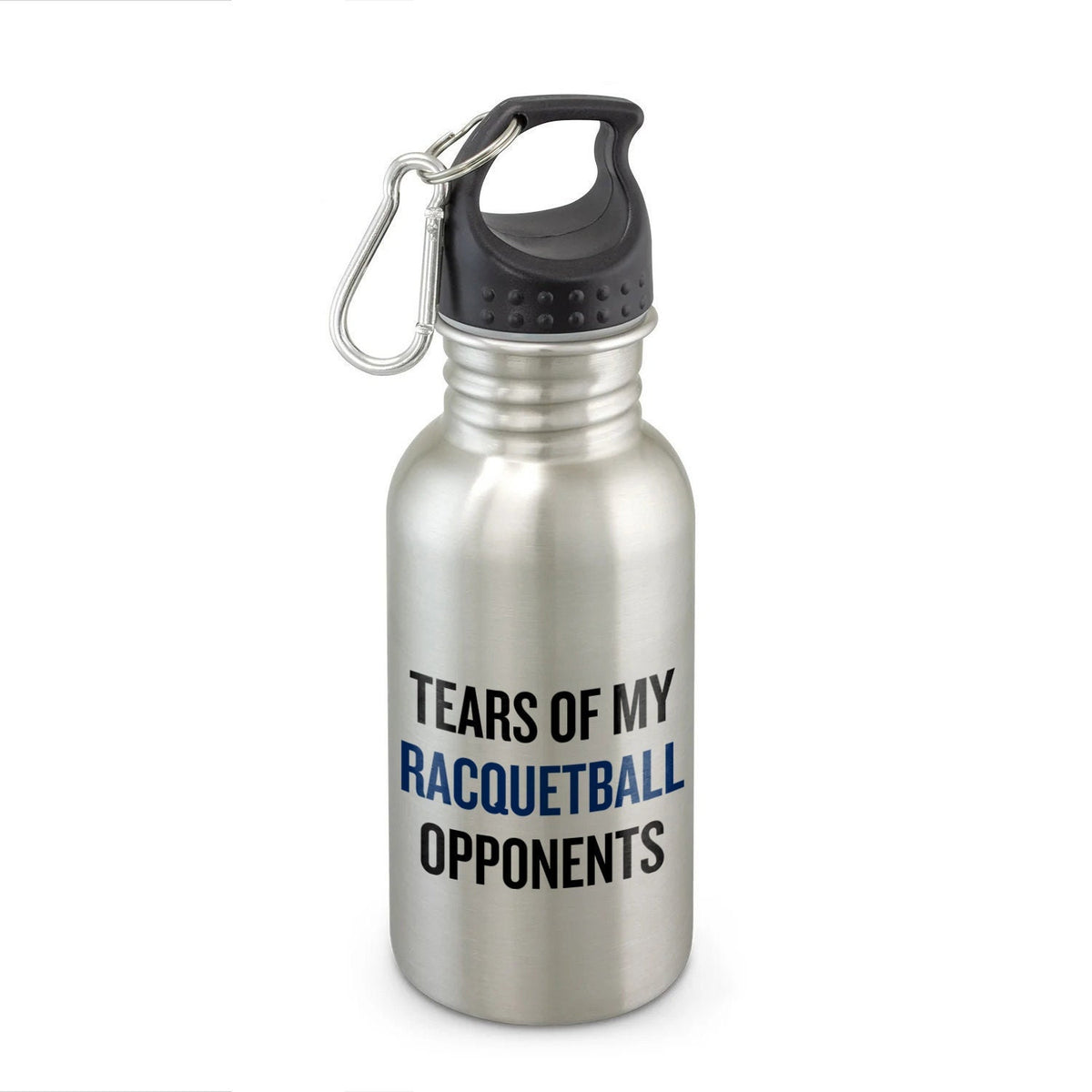 Funny Racquetball Water Bottle Racquetball Gift Idea Tears of My Racquetball Opponents Graphic Tee – Feel-Good Design · High-Quality Print