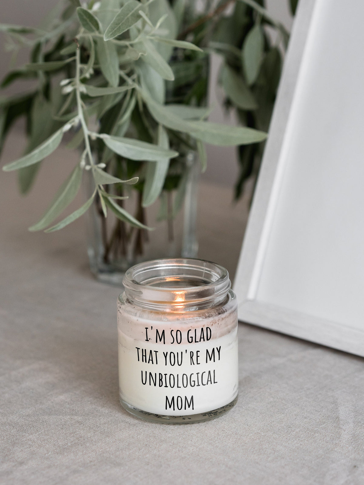 Funny Stepmother Candle Stepmom Gift Idea Mother39s Day Gift Unbiological Mom Graphic Tee – Everyday Comfort · Must-Have Style