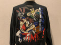 Vintage 8039s Looney Tunes Taz Crunch Time Football Black Crewneck Sweatshirt Size XL Sweatshirt – Feel-Good Design · High-Quality Print