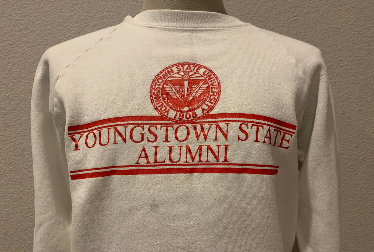 Vintage 8039s Youngstown State Penguins Alumni White Crewneck Sweatshirt Size M Sweatshirt – Feel-Good Design · Trending Graphic Apparel