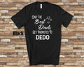The Best Dads Get Promoted to Dedo Grandpa Tshirt Ukrainian Grandfather Gift Idea for Father39s Day Birthday Christmas or Pregnancy Reveal Graphic Tee – Aesthetic Look · Trending Graphic Apparel