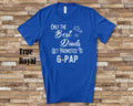 The Best Dads Get Promoted to GPap Grandpa Tshirt Special Grandfather Gift Idea for Father39s Day Birthday Christmas or Pregnancy Reveal Graphic Tee – Aesthetic Look · Top Pick For Any Outfit