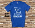 The Best Dads Get Promoted to Grand Papa Grandpa Tshirt Special Grandfather Gift Idea Father39s Day Birthday Christmas or Pregnancy Reveal Graphic Tee – Bold Style · Great Gift For Fans