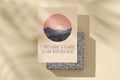 Encouraging Greeting Card Landscape Cards Wandering and Exploration Cards for Travelers Earth Tones It Takes Courage Graphic Tee – Everyday Comfort · Perfect For Daily Wear