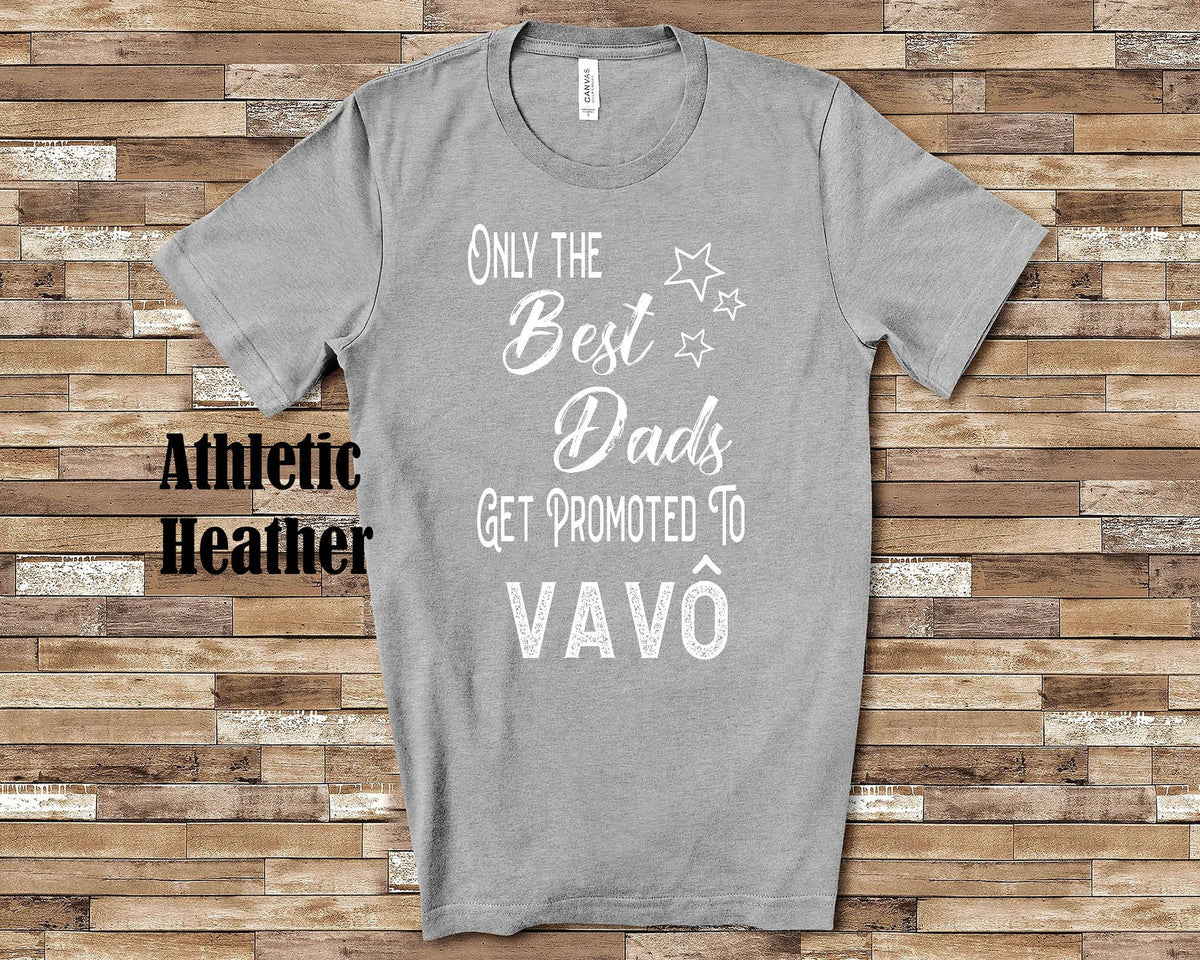 The Best Dads Get Promoted to Vav Grandpa Tshirt Portuguese Grandfather Gift Idea for Father39s Day Birthday Christmas or Pregnancy Reveal Graphic Tee – Soft Feel · Great Gift For Fans