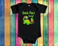 GrandPaw39s Boy Cute Grandpa Name Dinosaur Baby Bodysuit Tshirt or Toddler Shirt for a Special Grandfather Gift or Pregnancy Announcement Graphic Tee – Soft Feel · Perfect For Daily Wear
