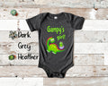 Gampy39s Girl Cute Grandpa Name Dinosaur Baby Bodysuit Tshirt or Toddler Shirt for a Special Grandfather Gift or Pregnancy Announcement Graphic Tee – Aesthetic Look · Perfect For Daily Wear