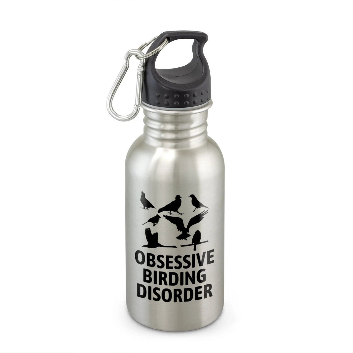 Present for Bird Lovers Birding Gift Obsessive Birding Disorder Bird Watching Funny Water Bottle Graphic Tee – Warm & Stylish · Great Gift For Fans