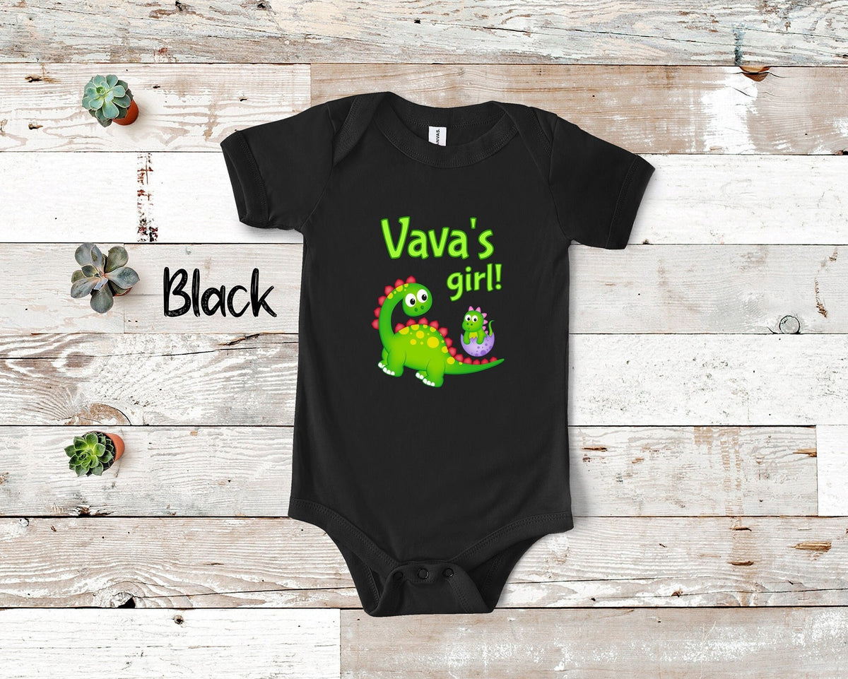 Vava39s Girl Cute Grandma Name Dinosaur Baby Bodysuit Tshirt or Toddler Shirt for a Portuguese Grandmother Gift or Pregnancy Announcement Graphic Tee – Everyday Comfort · Must-Have Style