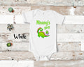 Ninang39s Girl Cute Grandma Name Dinosaur Baby Bodysuit Tshirt or Toddler Shirt for a Filipino Spanish Grandmother Gift or Pregnancy Reveal Graphic Tee – Soft Feel · High-Quality Print