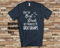 Best Dads Get Promoted to Great Gramps Great Grandpa Tshirt Special Gift Idea for Father39s Day Birthday Christmas or Pregnancy Reveal Graphic Tee – Bold Style · Perfect For Daily Wear