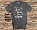 The Best Dads Get Promoted to Gampy Grandpa Tshirt Special Grandfather Gift Idea for Father39s Day Birthday Christmas or Pregnancy Reveal Graphic Tee – Cozy Vibes · Top Pick For Any Outfit
