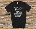 The Best Dads Get Promoted to GDad Grandpa Tshirt Special Grandfather Gift Idea for Father39s Day Birthday Christmas or Pregnancy Reveal Graphic Tee – Easygoing Wear · High-Quality Print