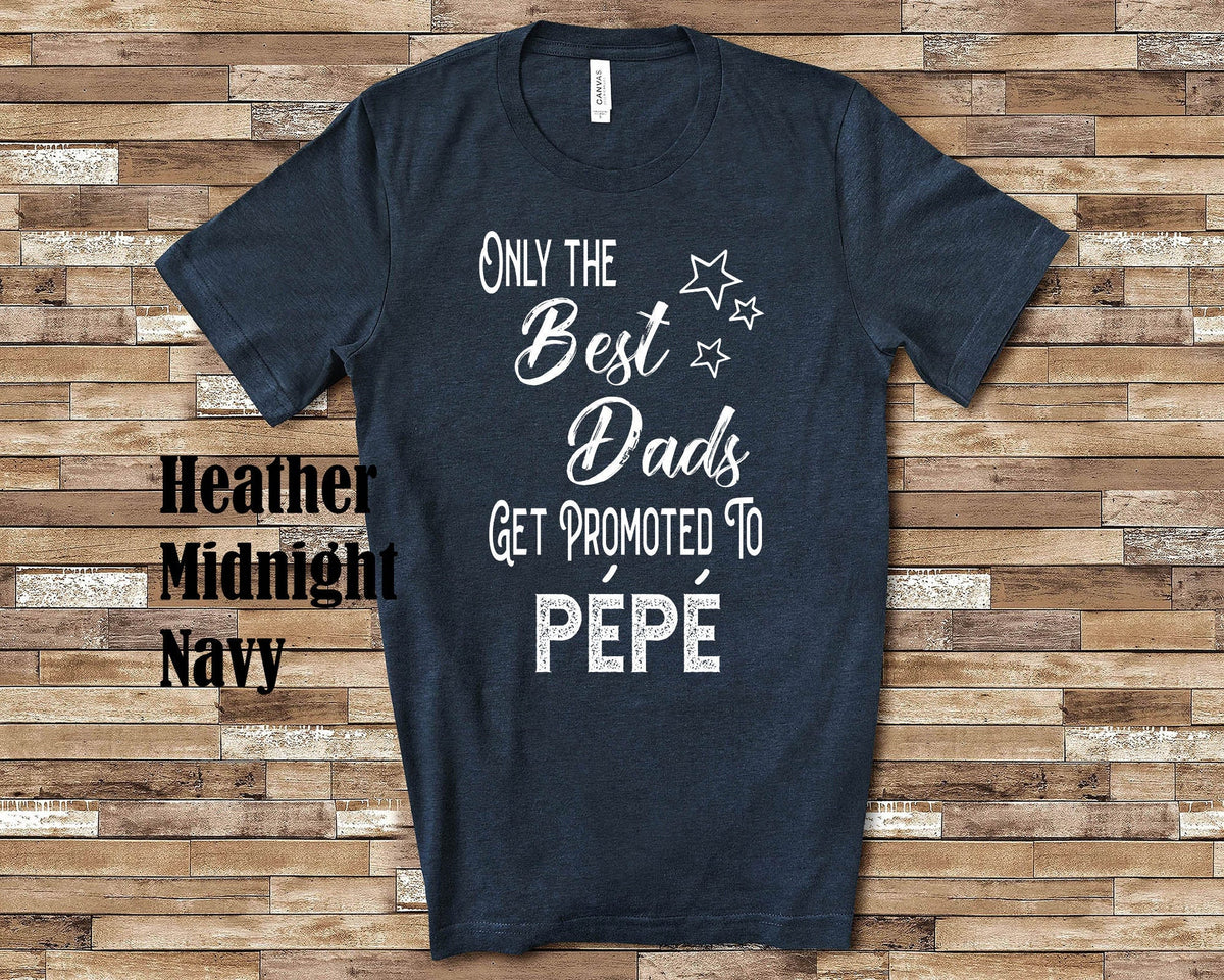 The Best Dads Get Promoted to Pp Grandpa Tshirt French Grandfather Gift Idea for Father39s Day Birthday Christmas or Pregnancy Reveal Graphic Tee – Cozy Vibes · Top Pick For Any Outfit
