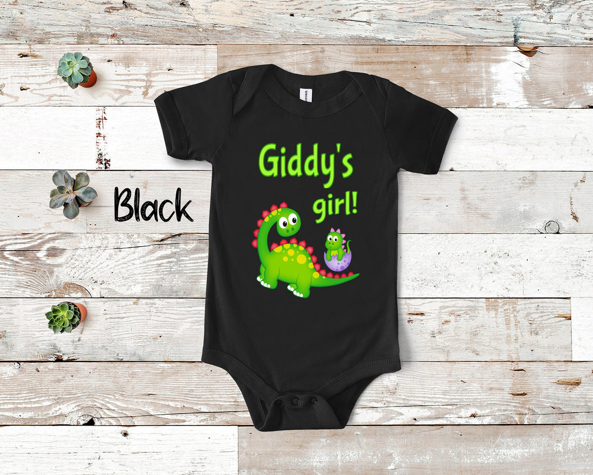 Giddy39s Girl Cute Grandpa Name Dinosaur Baby Bodysuit Tshirt or Toddler Shirt for a Arabic or Syrian Grandfather Gift or Pregnancy Reveal Graphic Tee – Bold Style · Trending Graphic Apparel