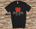 Heart Gamer Video Game Controller Tshirt Long Sleeve Sweatshirt or Tank Top Adult Boys or Girls Valentines Day Gift for Video Game Lover Sweatshirt – Fan Favorite · Perfect For Daily Wear