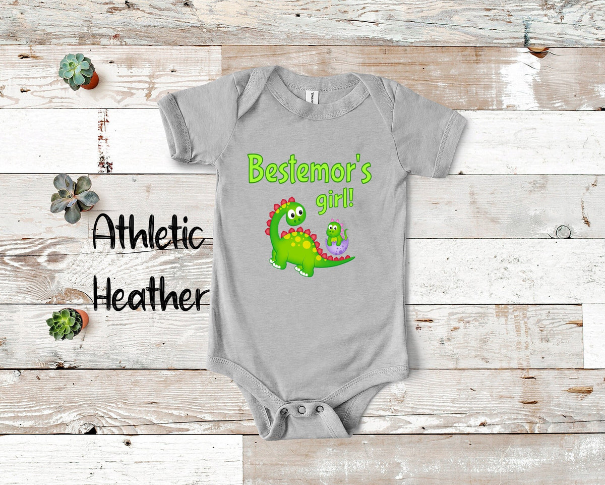 Bestemor39s Girl Cute Grandma Name Dinosaur Baby Bodysuit Tshirt or Toddler Shirt for a Norwegian Grandmother Gift or Pregnancy Announcement Graphic Tee – Premium Graphic · Top Pick For Any Outfit