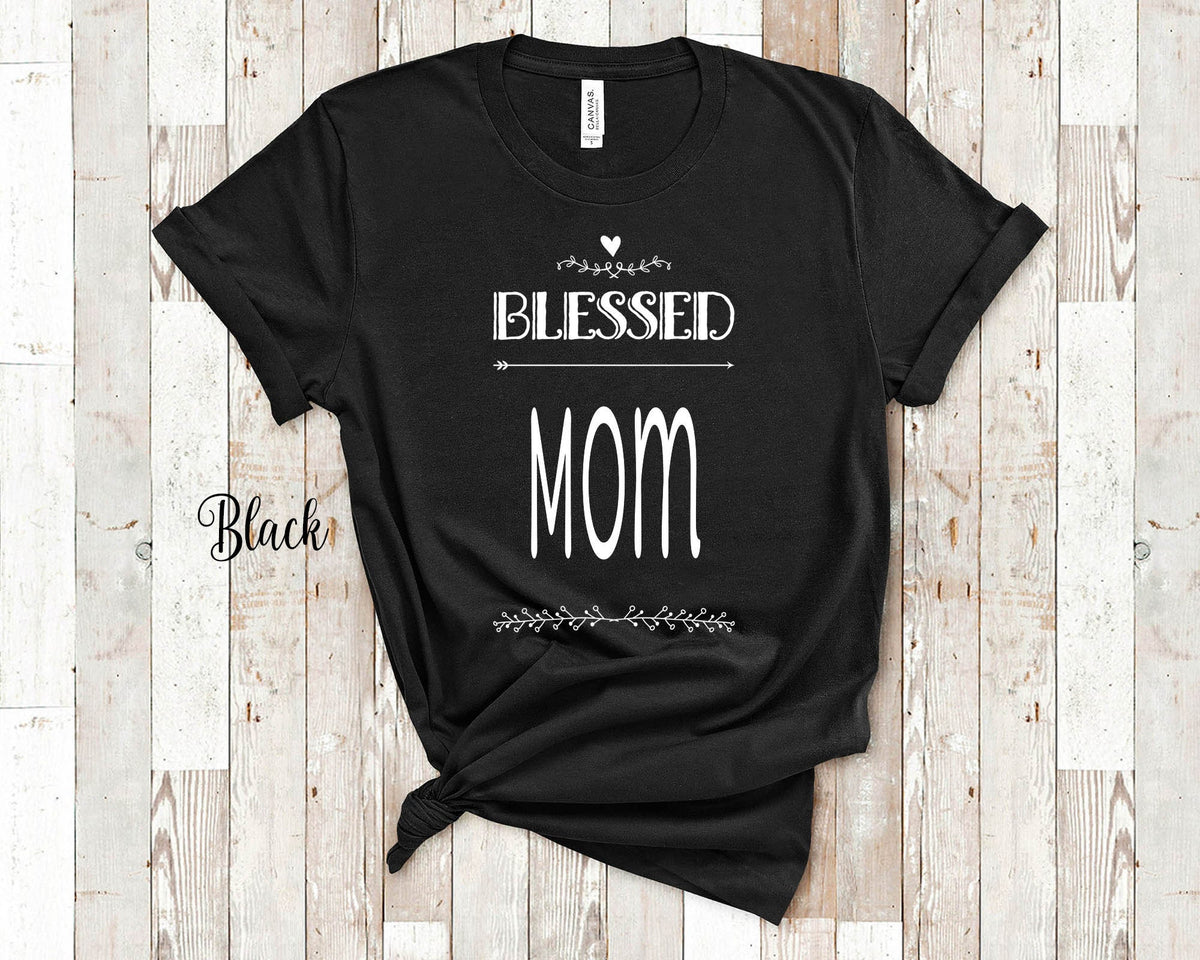 Blessed Mom Tshirt Special Mother Gift Idea for Mother39s Day Birthday Christmas or Pregnancy Reveal Announcement Graphic Tee – Easygoing Wear · Trending Graphic Apparel